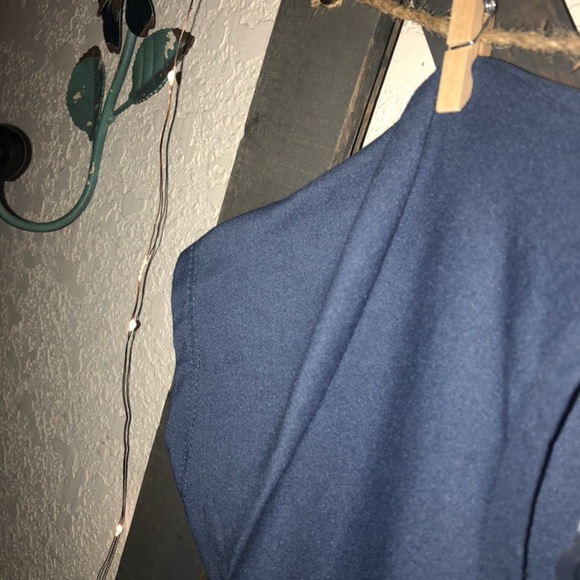 Short sleeve casual dress  soft material  blue - Picture 4 of 6